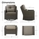 preview thumbnail 61 of 105, Murphy Outdoor Wicker Patio Outdoor Sofa Swivel Chair Coffee Table