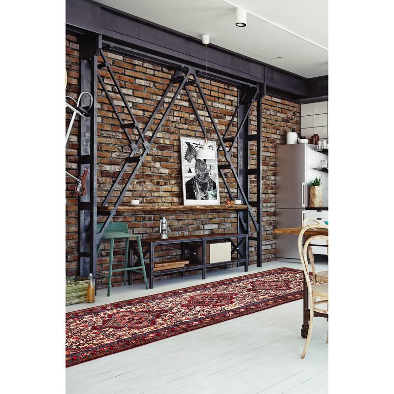 ECARPETGALLERY Hand-knotted Konya Anatolian Cream Wool Rug - 3'1 x 10'10