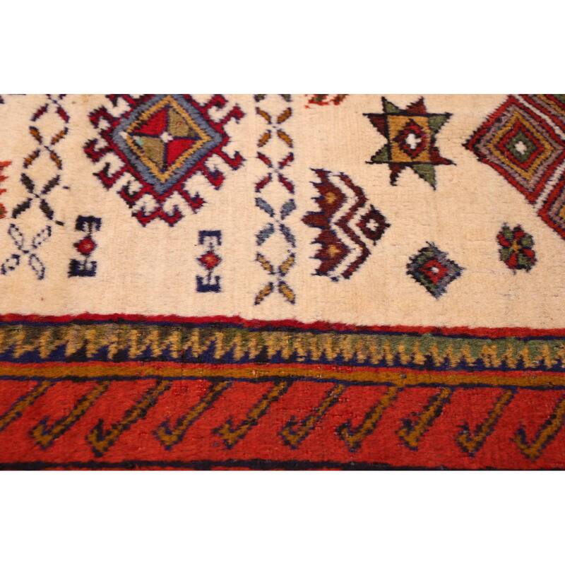 ECARPETGALLERY Hand-knotted Melis Vintage Dark Copper Wool Rug - 4'1 x 5'8