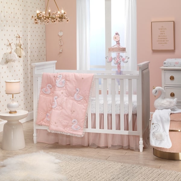 Shop Lambs Ivy Signature Swan Princess Pink White Musical Baby