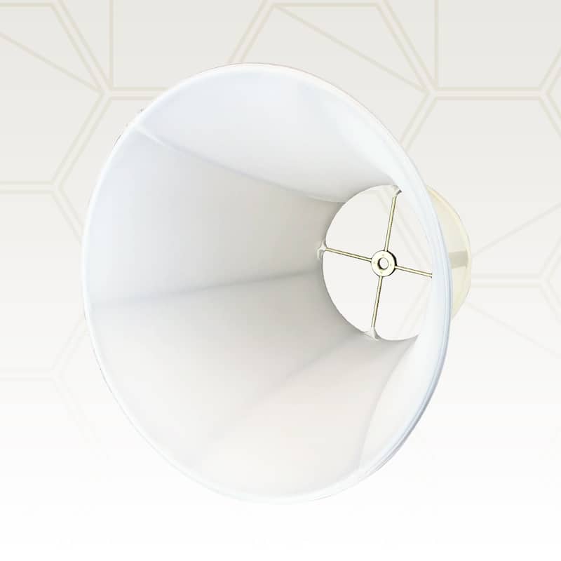 Royal Designs True Bell Basic Lamp Shade, V Notch Fitter, Eggshell, 9x18x13.625