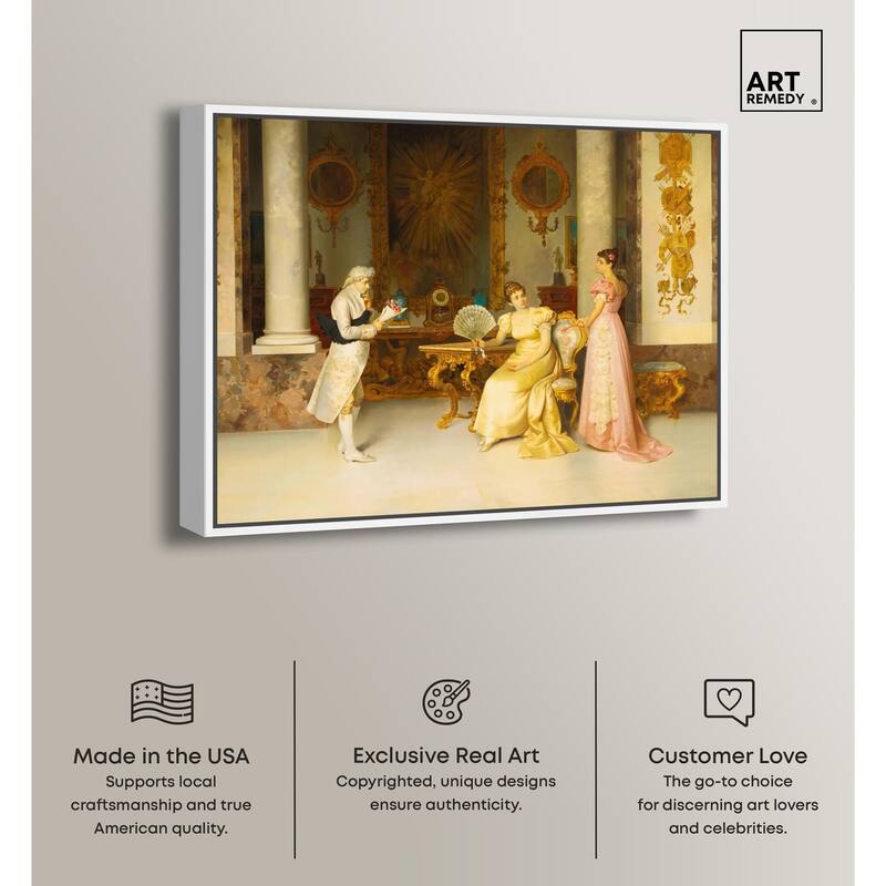 Bashful Suitor Canvas by Art Remedy