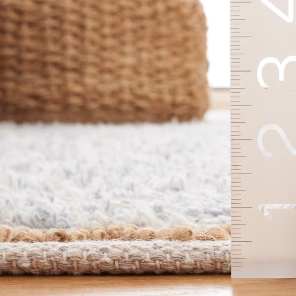 dimension image slide 2 of 3, SAFAVIEH Handmade Natura Tamzin Boho Wool & Jute Rug