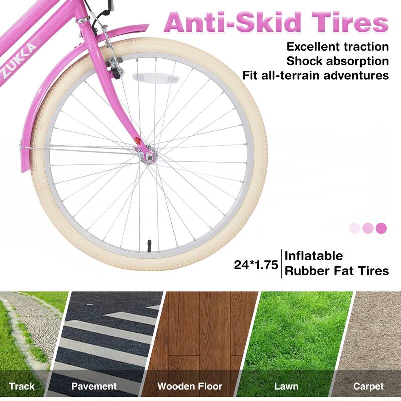 Steel Frame 24 inch wheel Bike