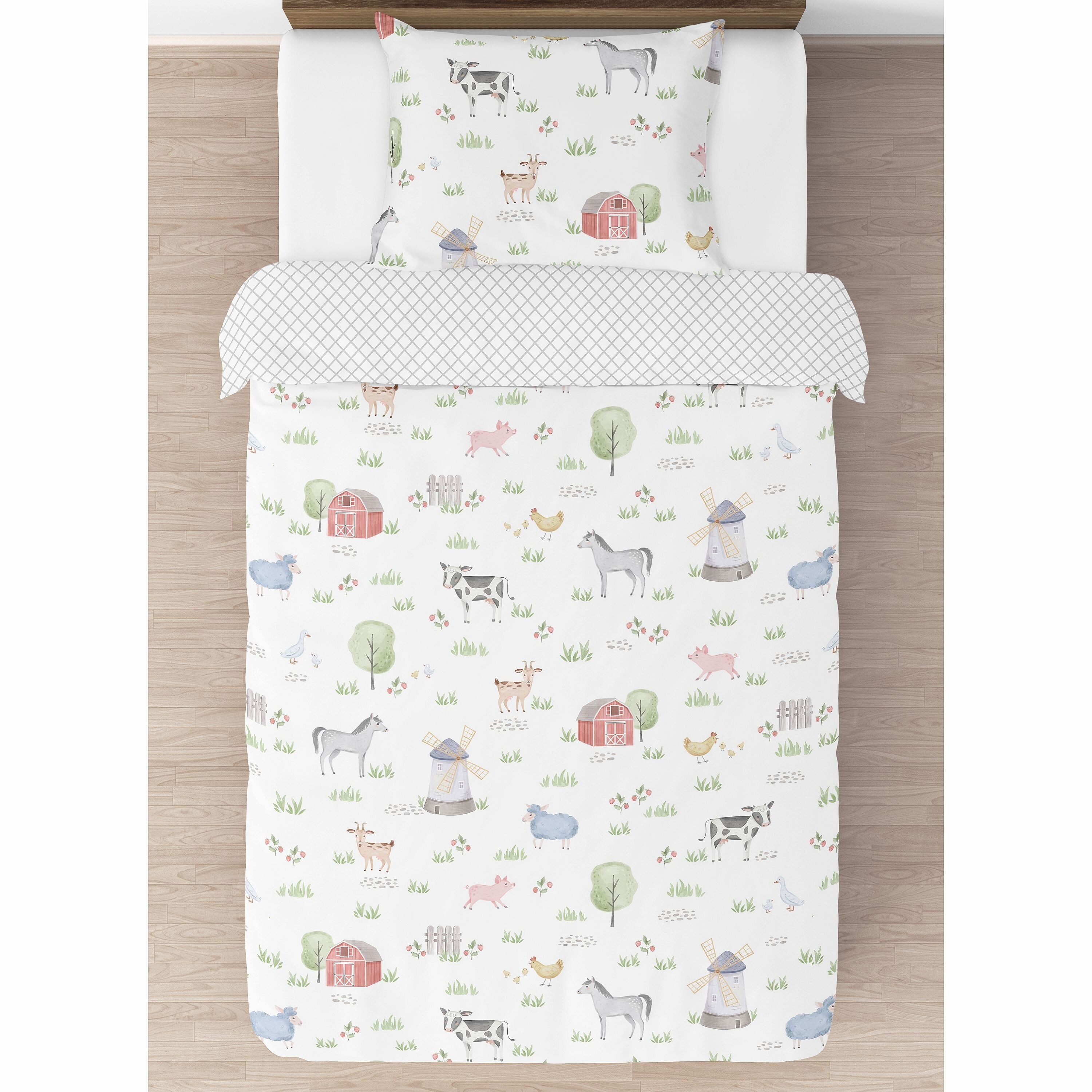 girls animal bedding