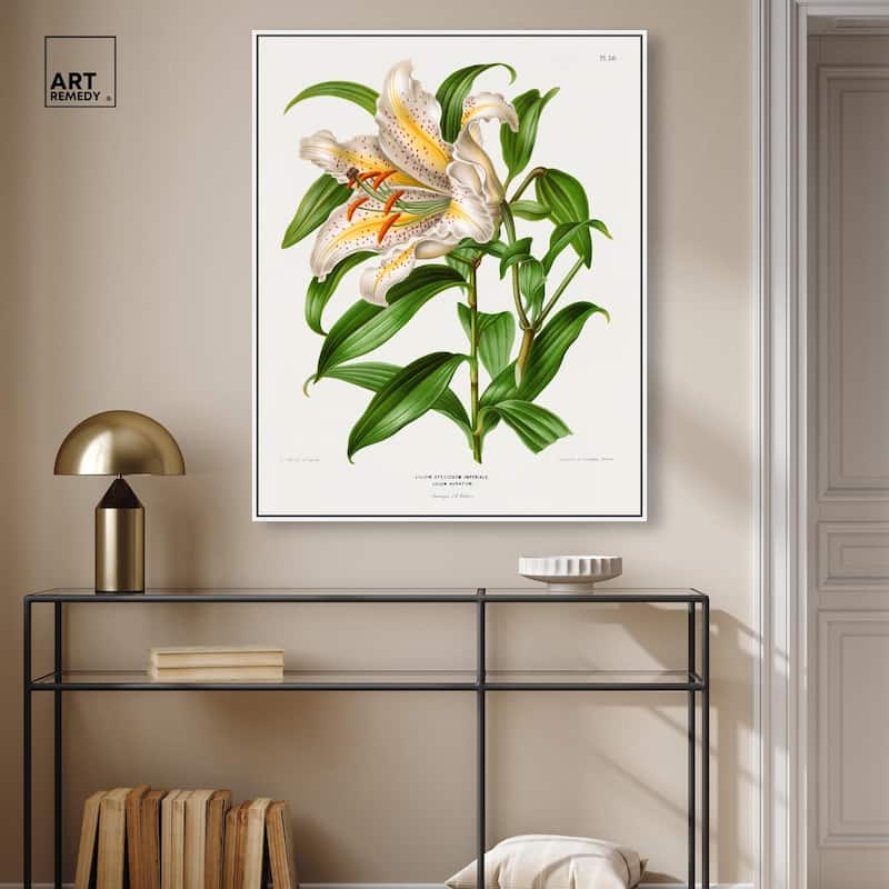 Lilium Speciosum Imperiale Canvas by Art Remedy