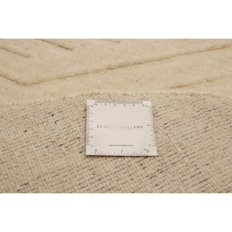 Kashkuli Gabbeh Cream Rug 4'0" x 4'0" - 4'0 x 4'0
