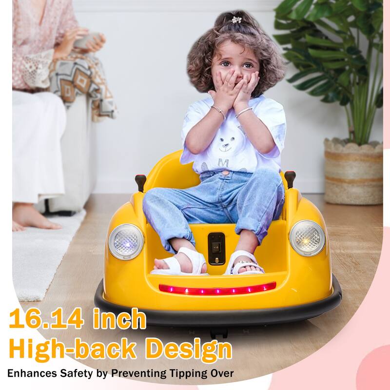 12V Ride On Electric Bumper Car for Kids with Parent Remote