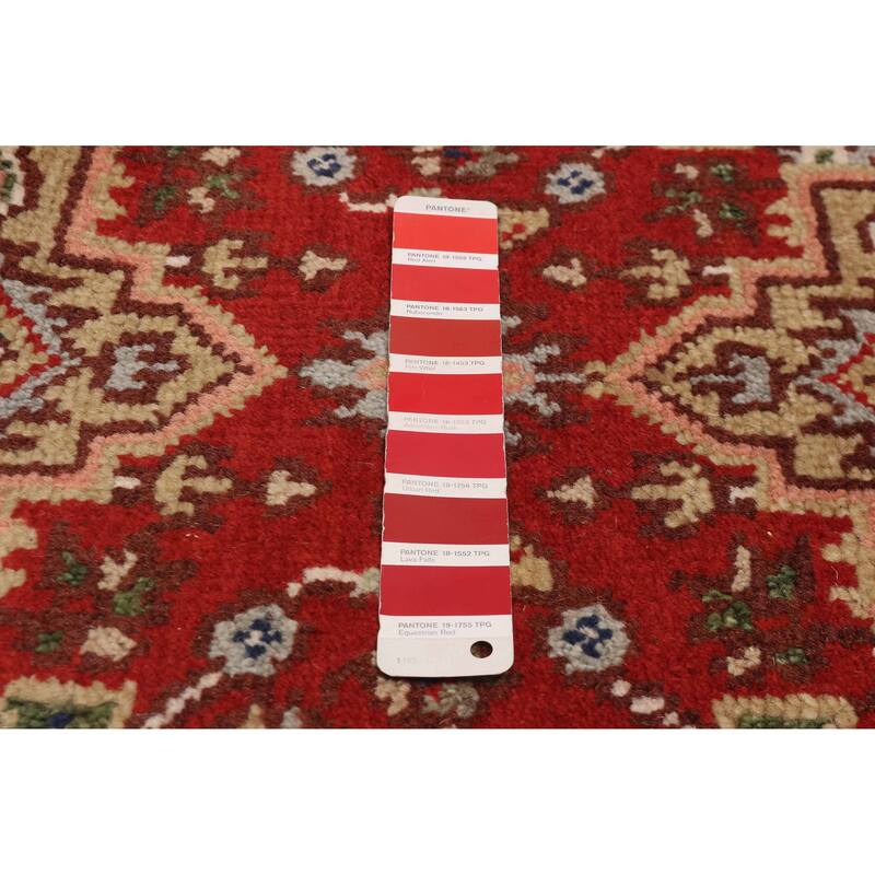 ECARPETGALLERY Hand-knotted Serapi Heritage Red Wool Rug - 2'5 x 11'7