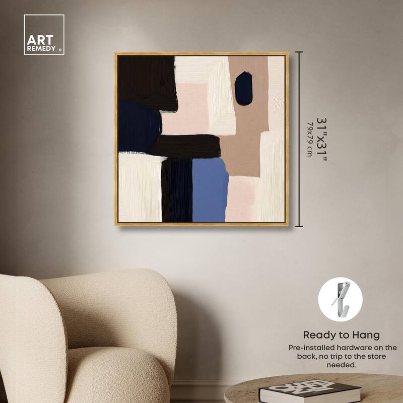 Blue Quietude II Canvas by Art Remedy