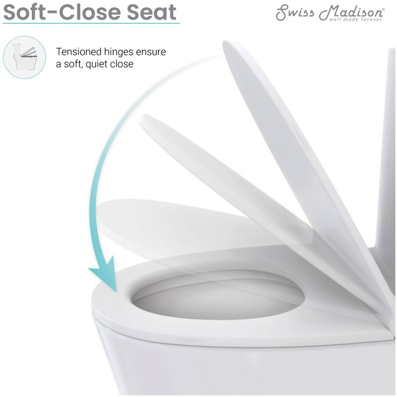 Swiss Madison SM-1T277 Sublime II 1.6 GPF Dual Flush One Piece Round