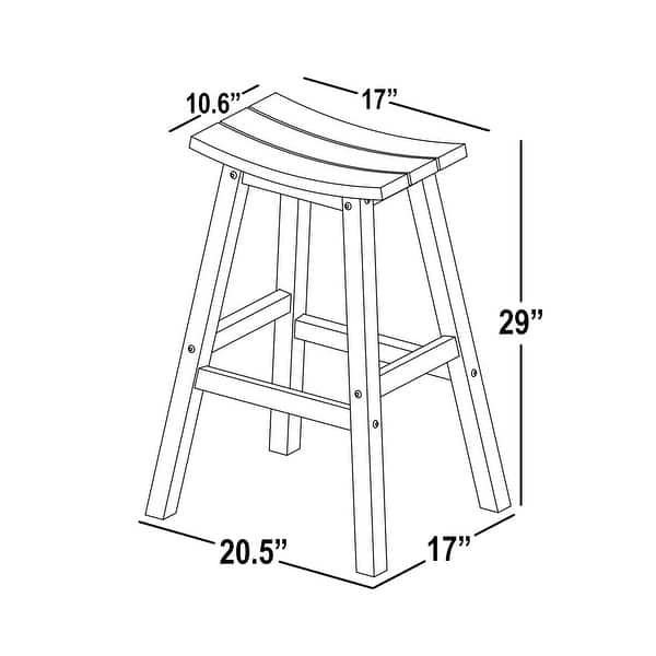 dimension image slide 0 of 2, Laguna Hdpe All Weather Outdoor Patio Bistro Bar Set (3-Piece Set)
