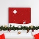 preview thumbnail 9 of 8, Starry Night red-Premium Gallery Wrapped Canvas - Ready to Hang - Multi-Color