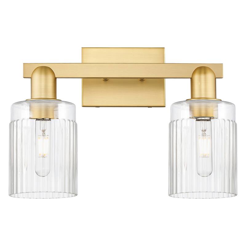 Innovations Lighting Endless Possibilities Arcadia - Hadley - 2 Light 16" Bath Vanity Light - Clear/Satin Gold