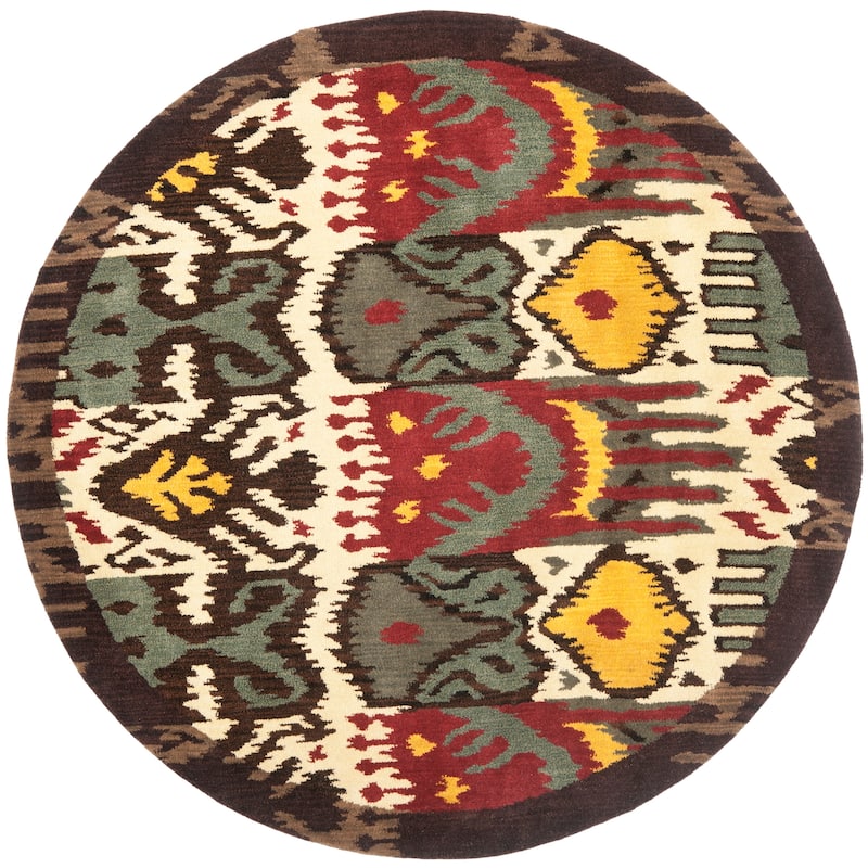 SAFAVIEH Handmade Ikat Shianne Modern Wool Rug