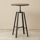 preview thumbnail 49 of 50, Glitzhome Modern 3-Piece Adjustable Bar Table Faux Leather Stool Pub Sets