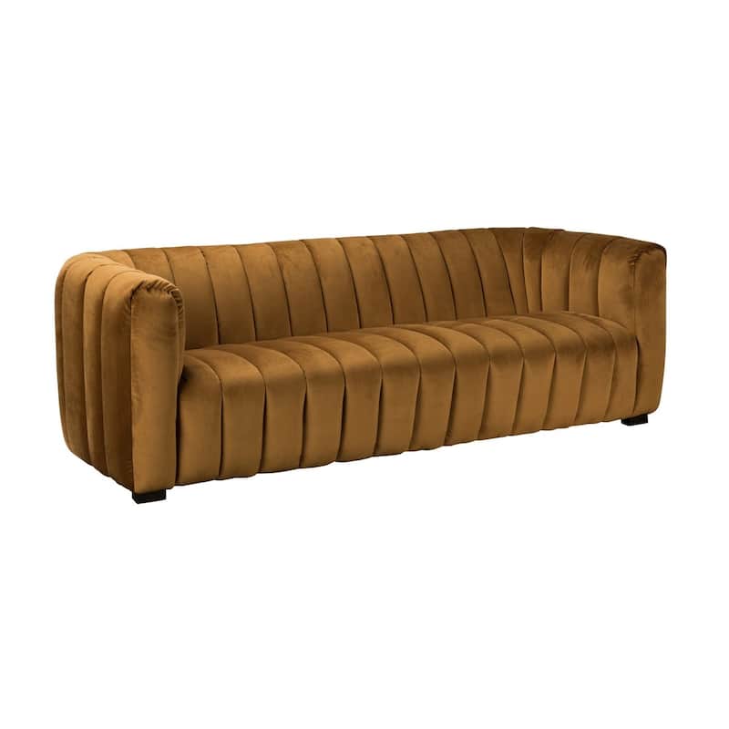 Classic Home Lauren Bronze Sofa - 94Wx38Dx30H