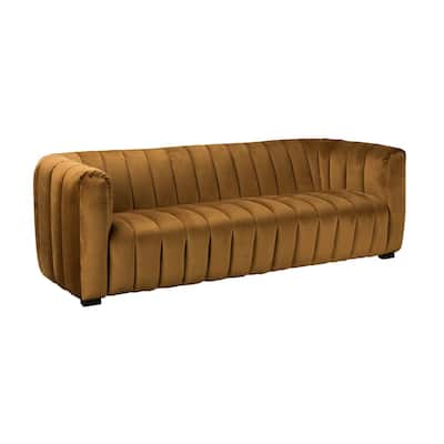 Classic Home Lauren Bronze Sofa - 94Wx38Dx30H