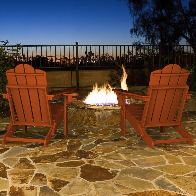 HDPE Plastic Outdoor/Indoor Adjustable Folding Adirondack Chair