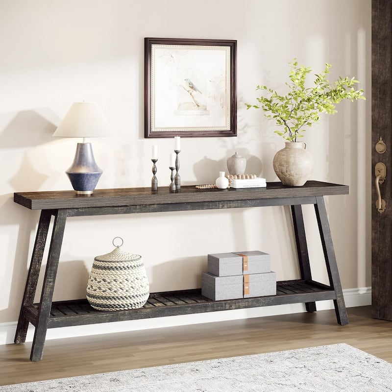 Farmhouse 70.9 Inches Console Entryway Table