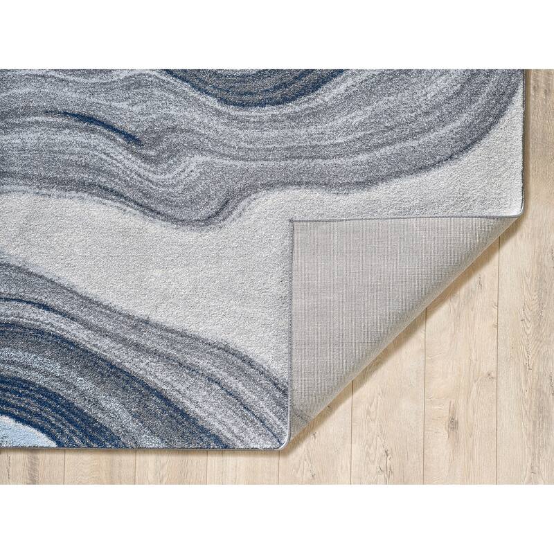 Domani Globe Cool Marble Area Rug
