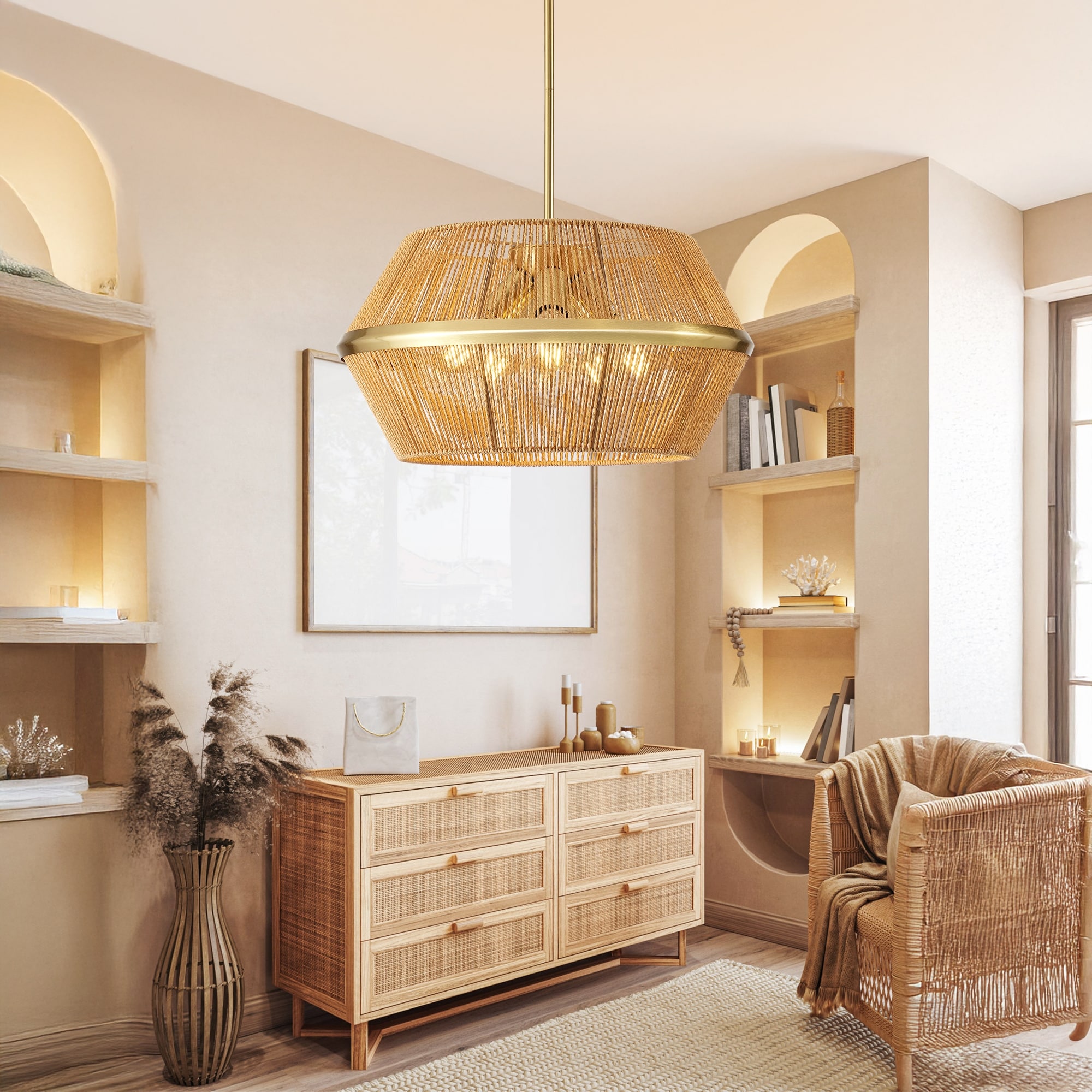 Hemp chandelier cheap