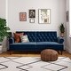 preview thumbnail 8 of 41, The Novogratz Upholstered Cassidy Futon Convertible Couch