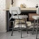 preview thumbnail 28 of 37, Amisco Clarkson Swivel Counter Stool