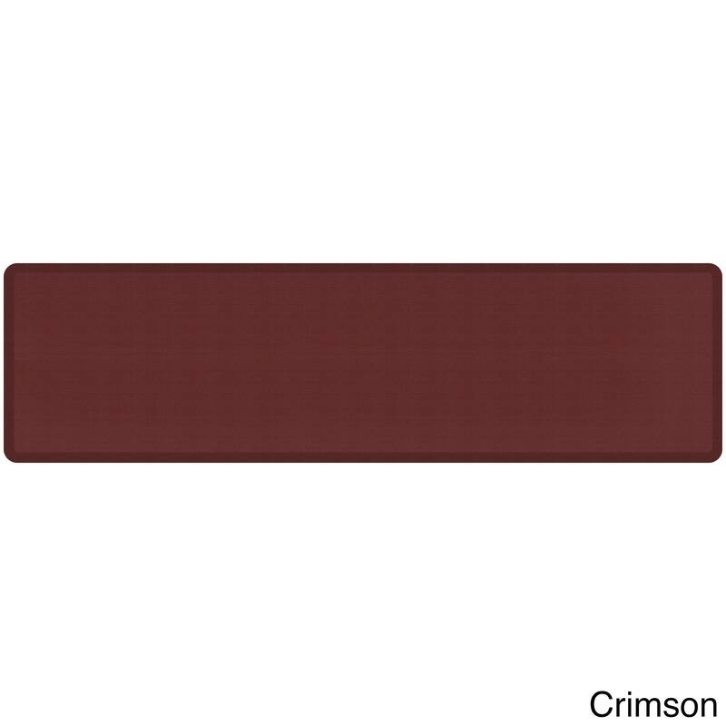 Designer Comfort Grasscloth Anti-Fatigue Kitchen Mat