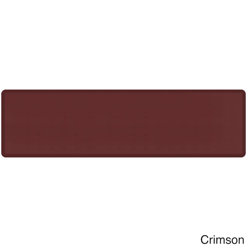 Designer Comfort Grasscloth Anti-fatigue Kitchen Mat