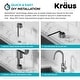 preview thumbnail 8 of 124, Kraus Oletto Single Handle 1-Hole Kitchen Bar Faucet