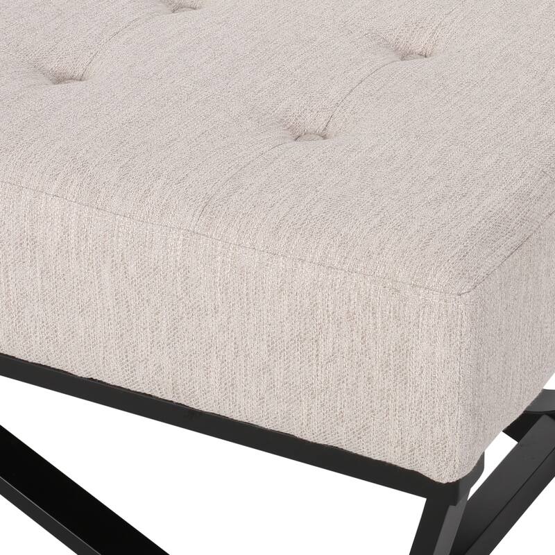 Button-tufted Sleek Bench