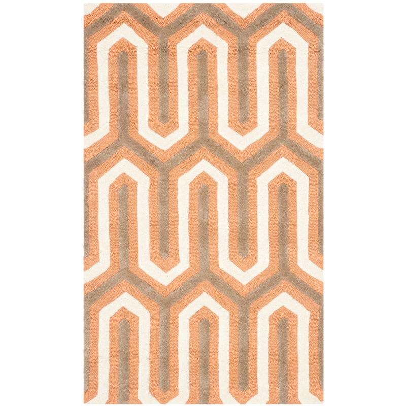 SAFAVIEH, Handmade Cambridge Faiza Modern Moroccan Wool Rug