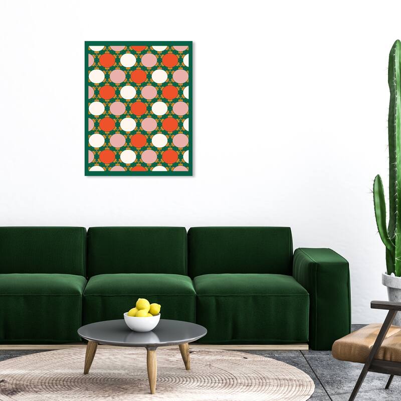 Wynwood Studio Canvas Holiday and Seasonal Pop Christmas Pattern Red Modern & Contemporary Wall Art Canvas Print - 30 x 36