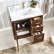 preview thumbnail 96 of 138, San Single Bath Vanity with Composite Stone Top without Mirror
