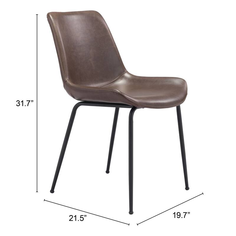 Dining Chair (Set of 2) - 19.7" W x 21.5" D x 31.7" H