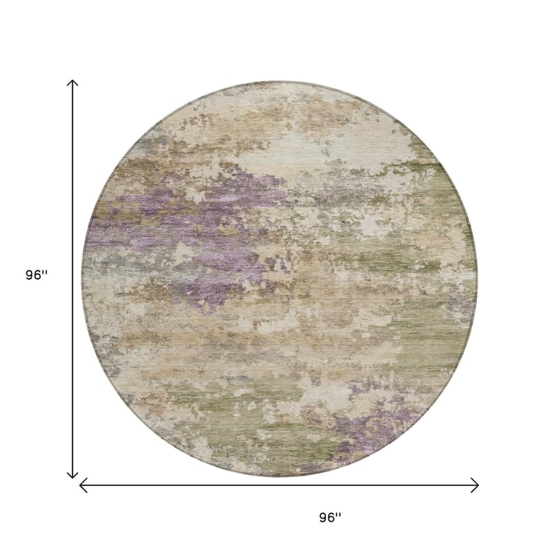 HomeRoots Abstract Transitional Rectangle Outdoor Rug