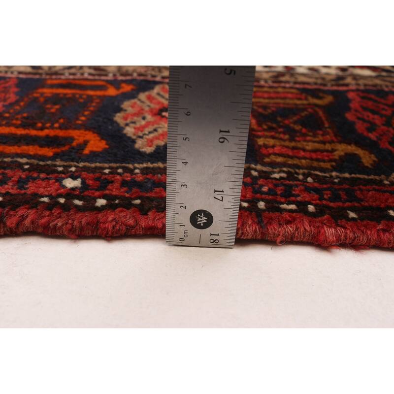 ECARPETGALLERY Hand-knotted Andelz Red Wool Rug - 3'8 x 6'4