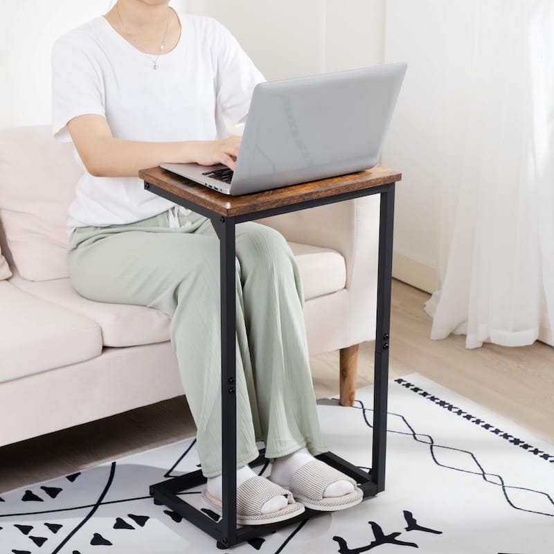 C Tables End Table, TV Trays Set of 2, Couch Table for Small Space, Bedside Tables for Living Room, Bedroom, Office