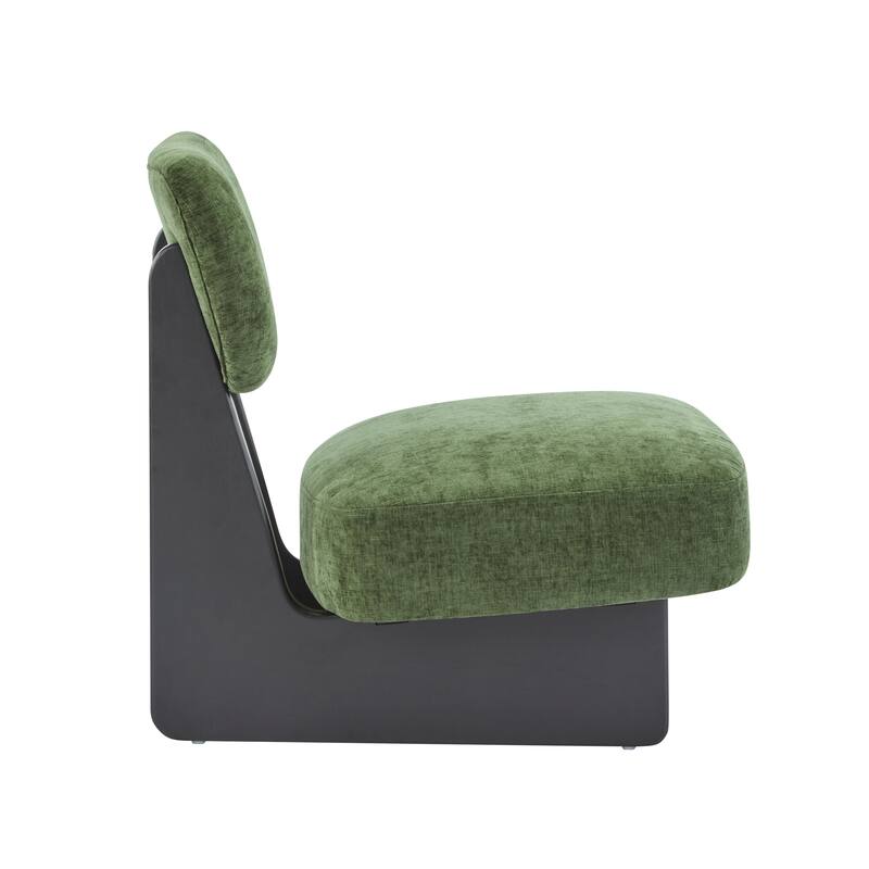 Modern Lounge Chairs with Solid Wood Frame (Set of 2)