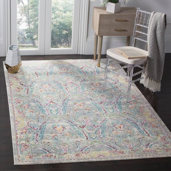 Shop Safavieh Mystique Vaxhide Watercolor Oriental Polyester Rug On Sale Overstock 13299058