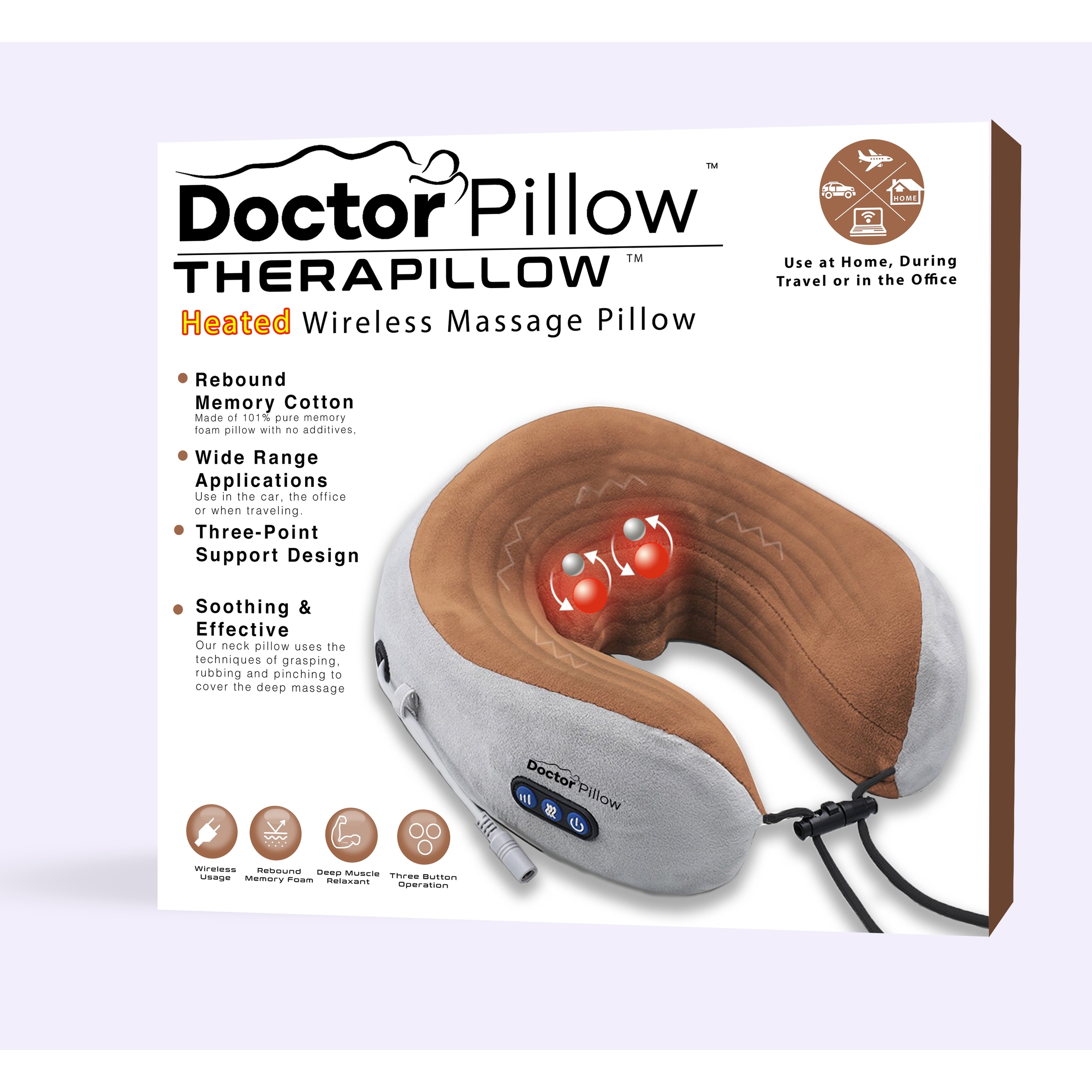 Dr Pillow Thera Neck Pillow Massager - Bed Bath & Beyond - 36721274 Dr Pillow Thera Neck Pillow Massager - Bed Bath & Beyond - 36721274