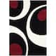 SAFAVIEH Florida Shag Jayati Abstract 1.2-inch Thick Rug