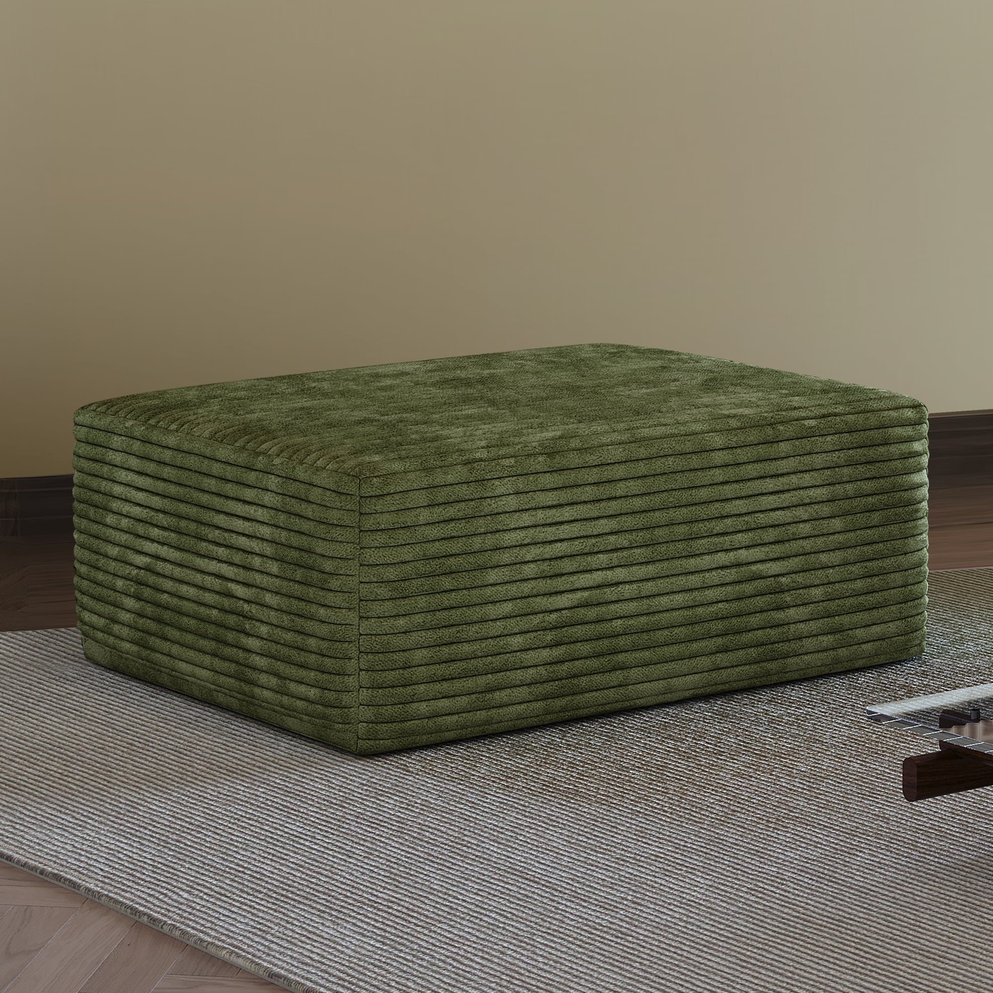ottoman green for Living Room
