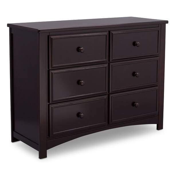 Mason Universal 6 Drawer Dresser, Greenguard Gold Certified, Dark
