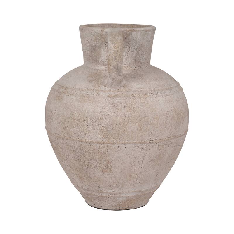 Sagebrook Home Elegant Ceramic Vase - Timeless Tabletop Accent Piece, Single Pack