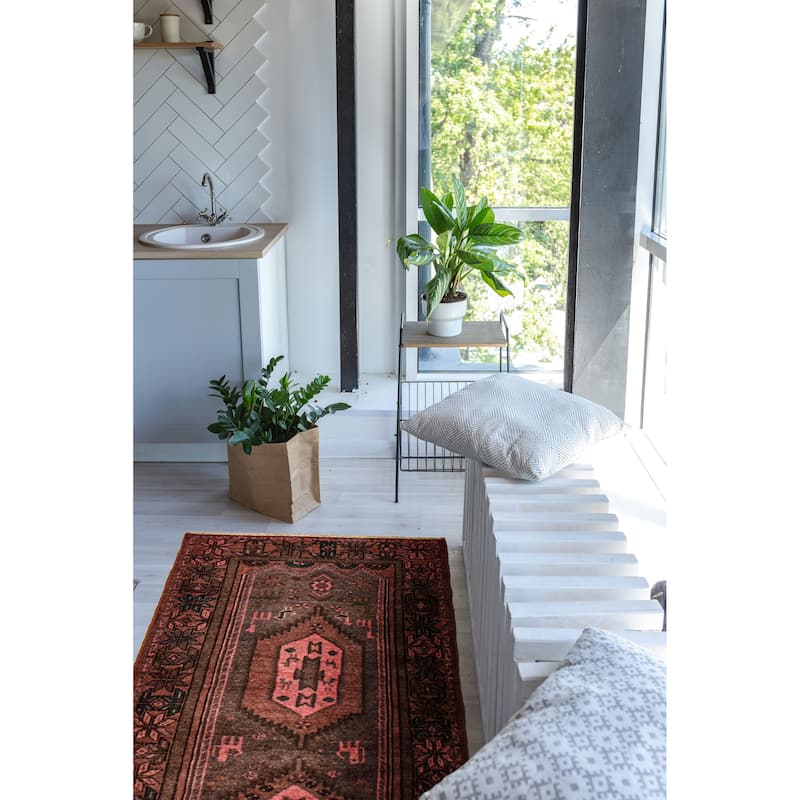 ECARPETGALLERY Hand-knotted Andelz Taupe Wool Rug - 3'6 x 9'10