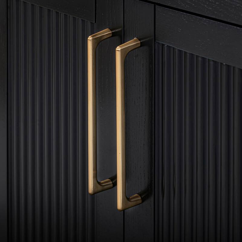 Luka Bathroom Vanity Only in Black Oak