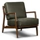preview thumbnail 2 of 101, Poly & Bark Verity Leather Lounge Chair - Full Grain Genuine Italian Leather