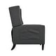 preview thumbnail 16 of 54, Manual Adjustable WingBack Recliner Chair, with Foldable Side Table, USB Charging Ports, PushBack Reclining Chairs
